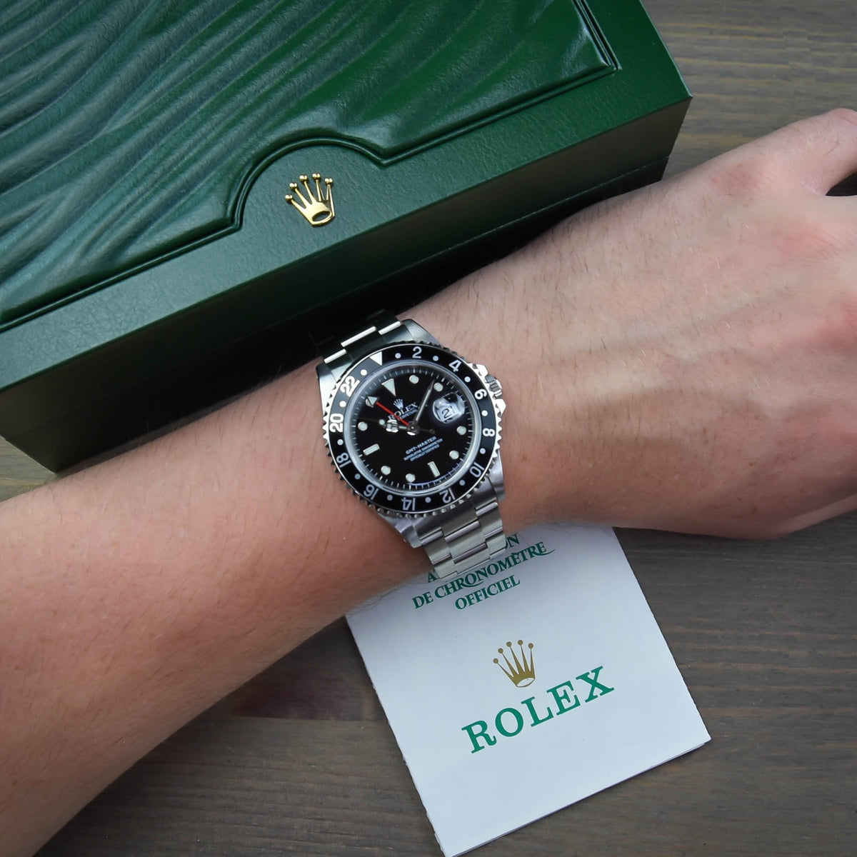 GMT-Master 16700 - Gents Watch - Black Dial - 1999