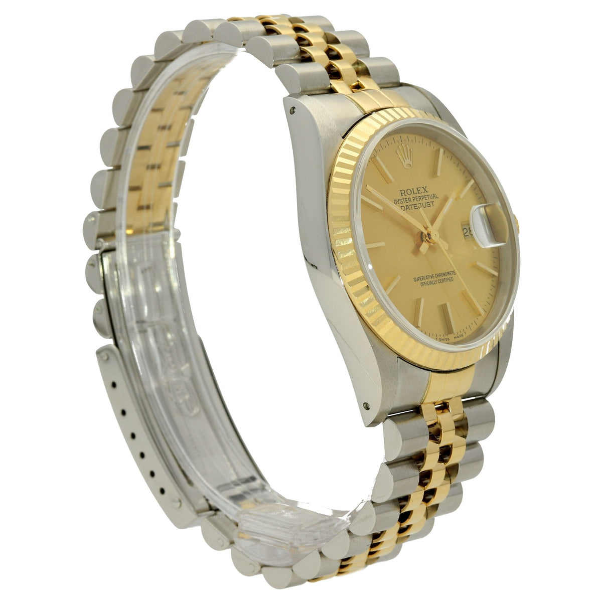 Datejust 16233 - Gents Watch - Champagne Baton Dial - 1990