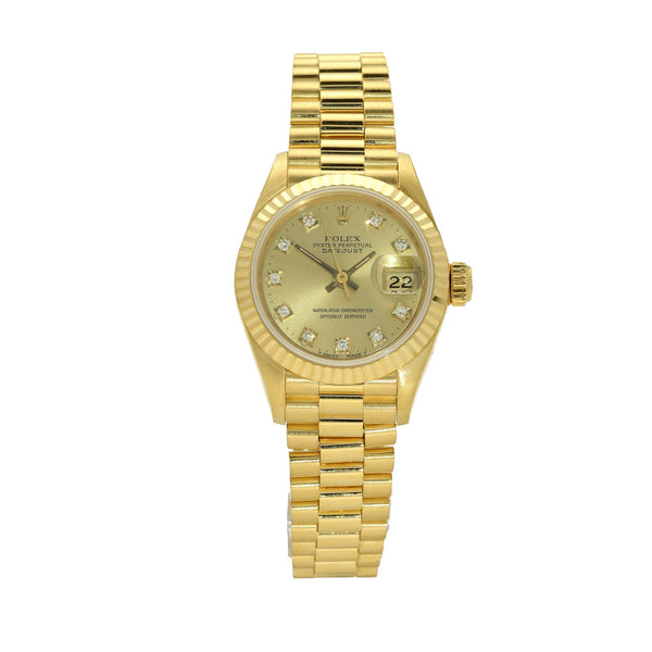 Datejust 69178 - 18ct Gold - Original Diamonds - 1993