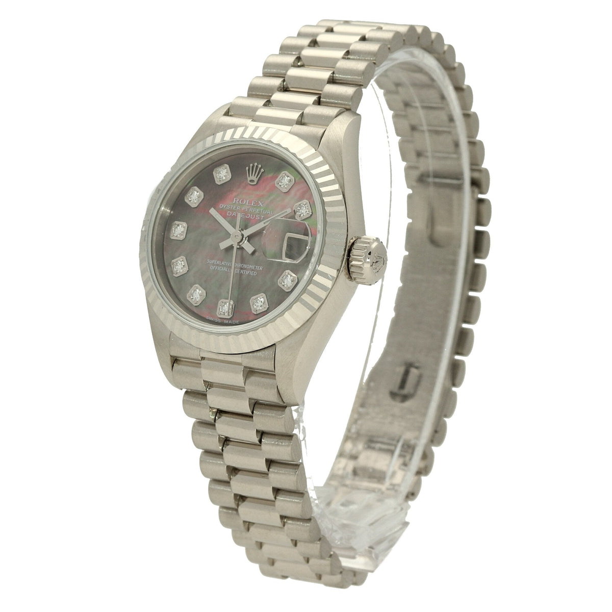 Datejust 69179 - 18ct White Gold - Original Diamonds - 2000