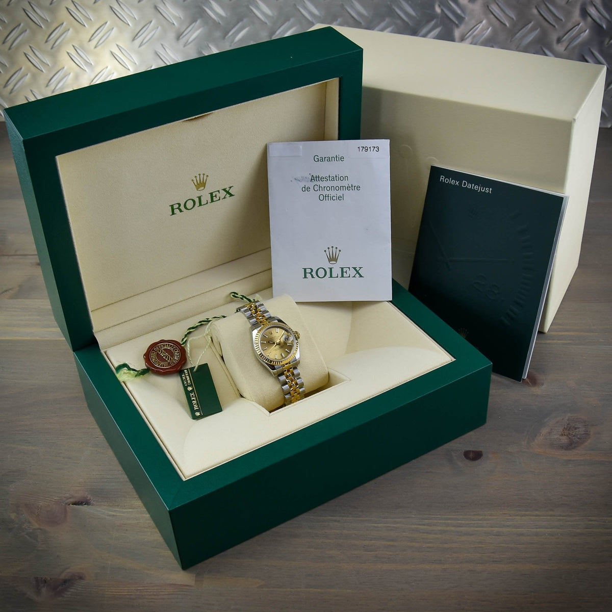 Datejust 179173 - Champagne Dial - 2005