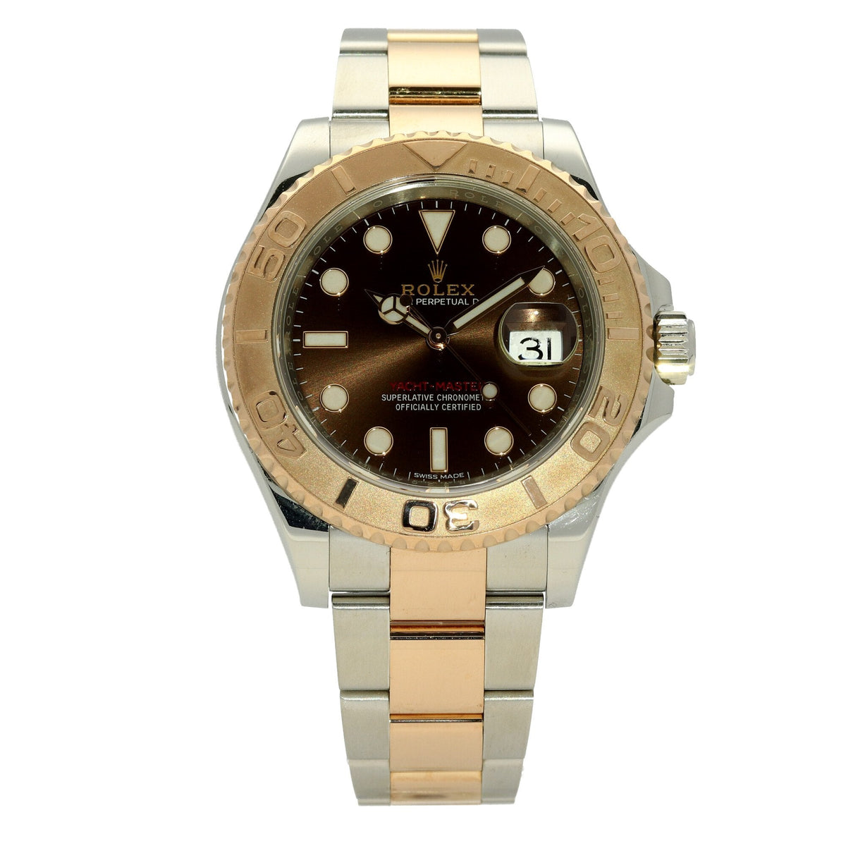 Yacht-Master 116621 - Steel and Rose Gold -Chocolate Dial - 2016