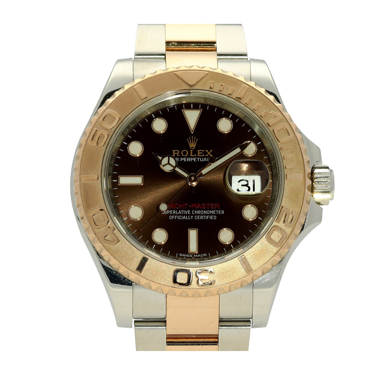 Yacht-Master 116621 - Steel and Rose Gold -Chocolate Dial - 2016