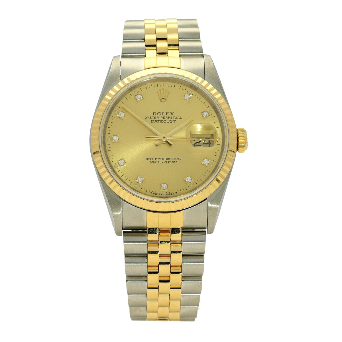 Datejust 16233 - Champagne Diamond Dial - 1990