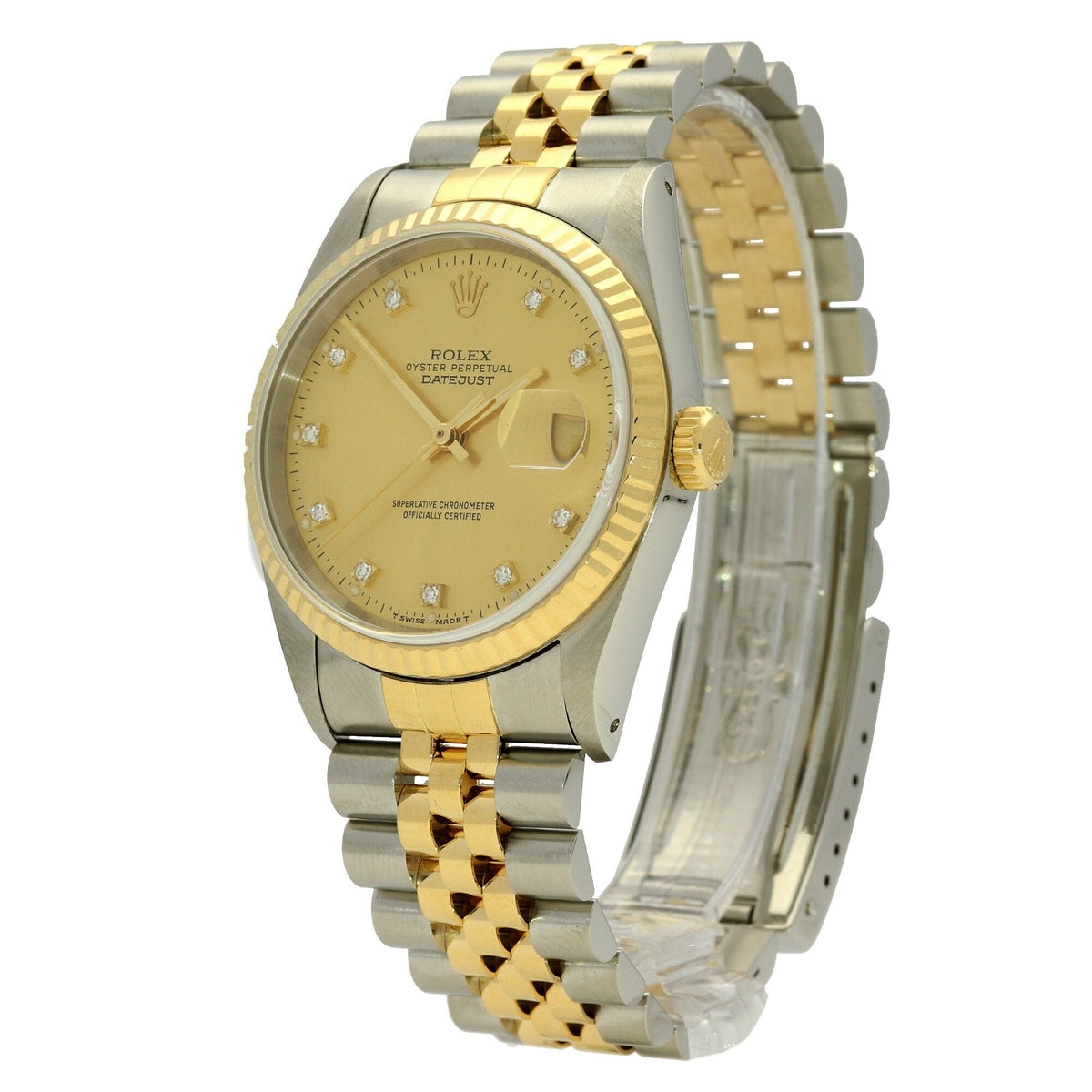 Datejust 16233 - Champagne Diamond Dial - 1990