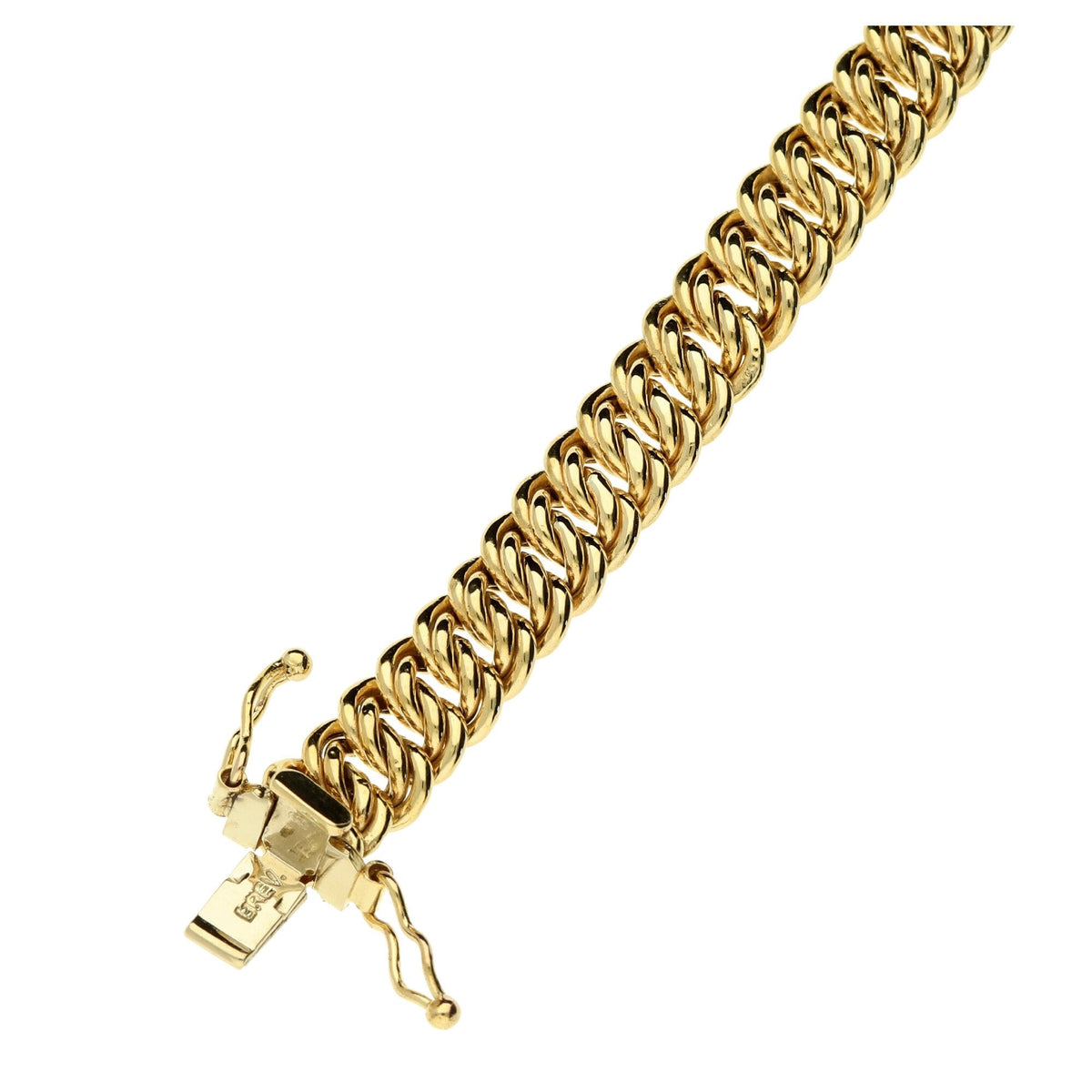 9ct Yellow Gold Fancy Bracelet - 7.5 inch - 10.2g