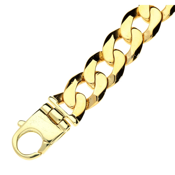 9ct Yellow Gold Curb Bracelet 8.5 inch - 58.7g