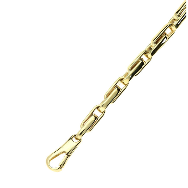 9ct Yellow Gold Fancy Bracelet - 8 inch - 18.4g
