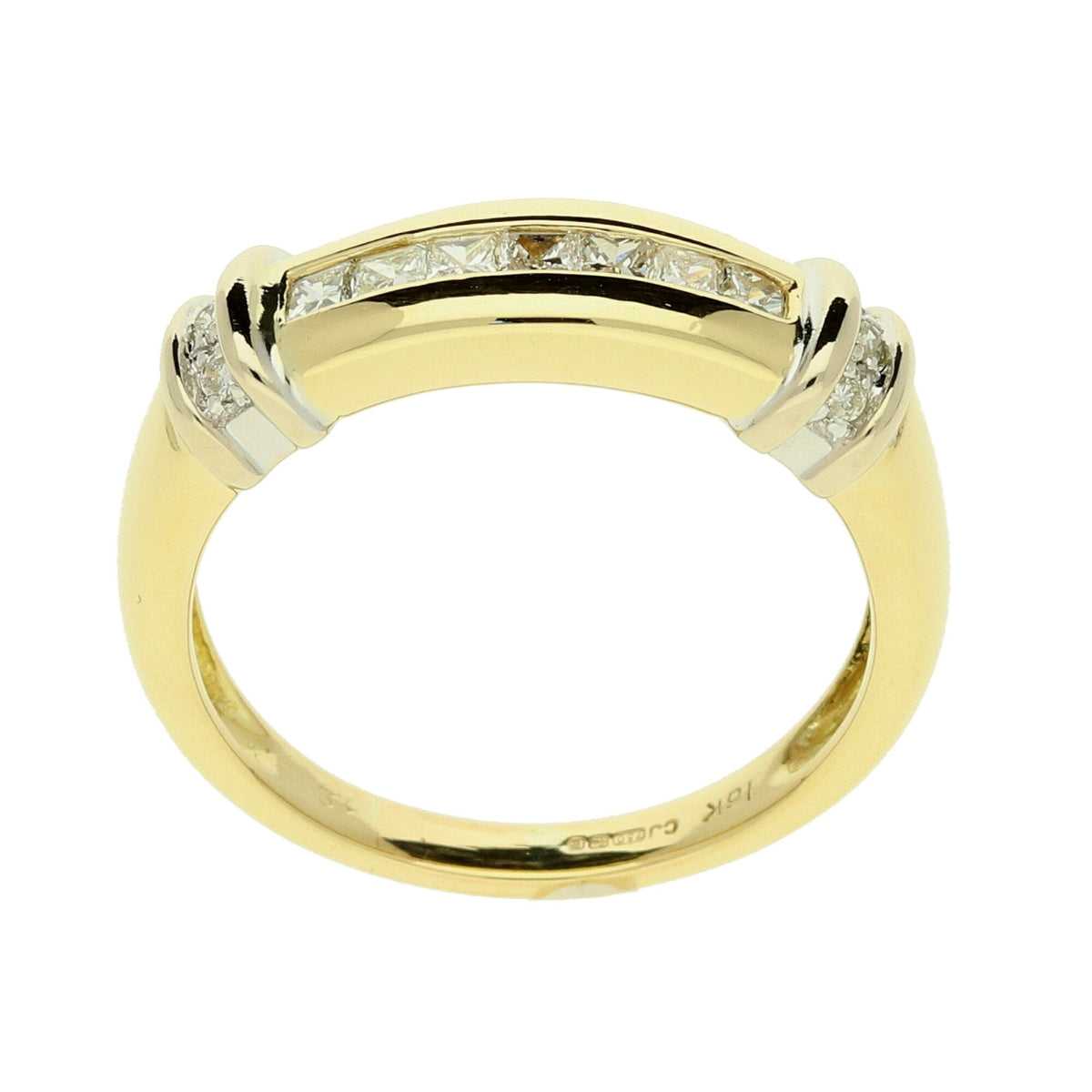 18ct Yellow Gold Diamond Ring - 0.33ct - Size N
