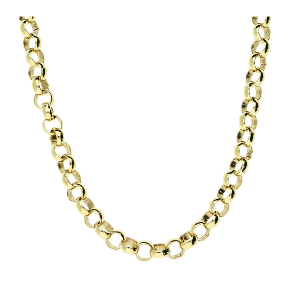 9ct Gold 20 inch Ladies Belcher Chain - 20.6g