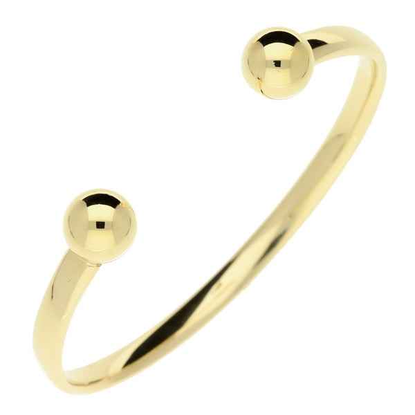 9ct Yellow Gold Torque Bangle - 24.9g