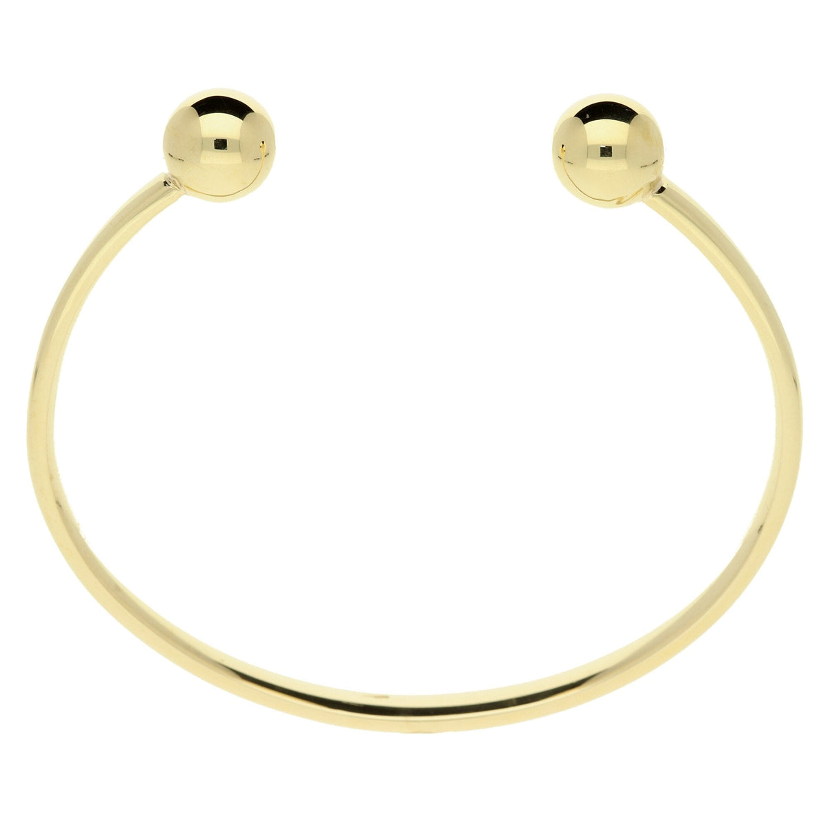 9ct Yellow Gold Torque Bangle - 24.9g