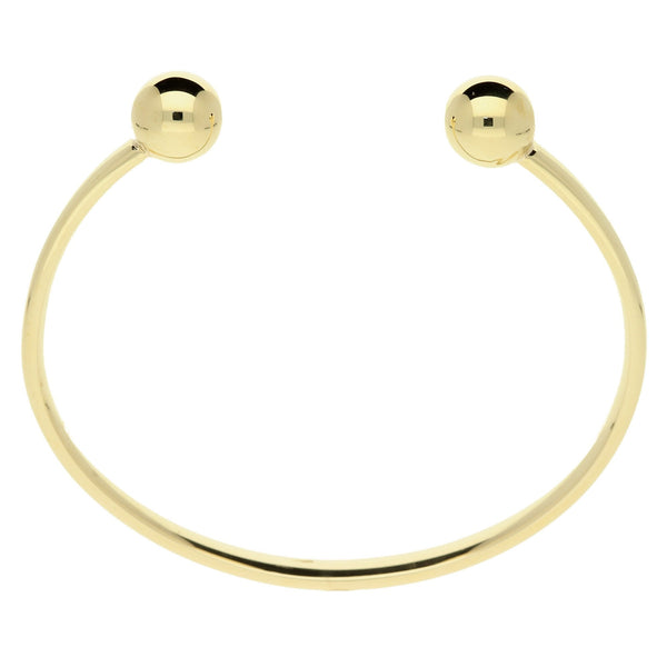 9ct Yellow Gold Torque Bangle - 24.9g