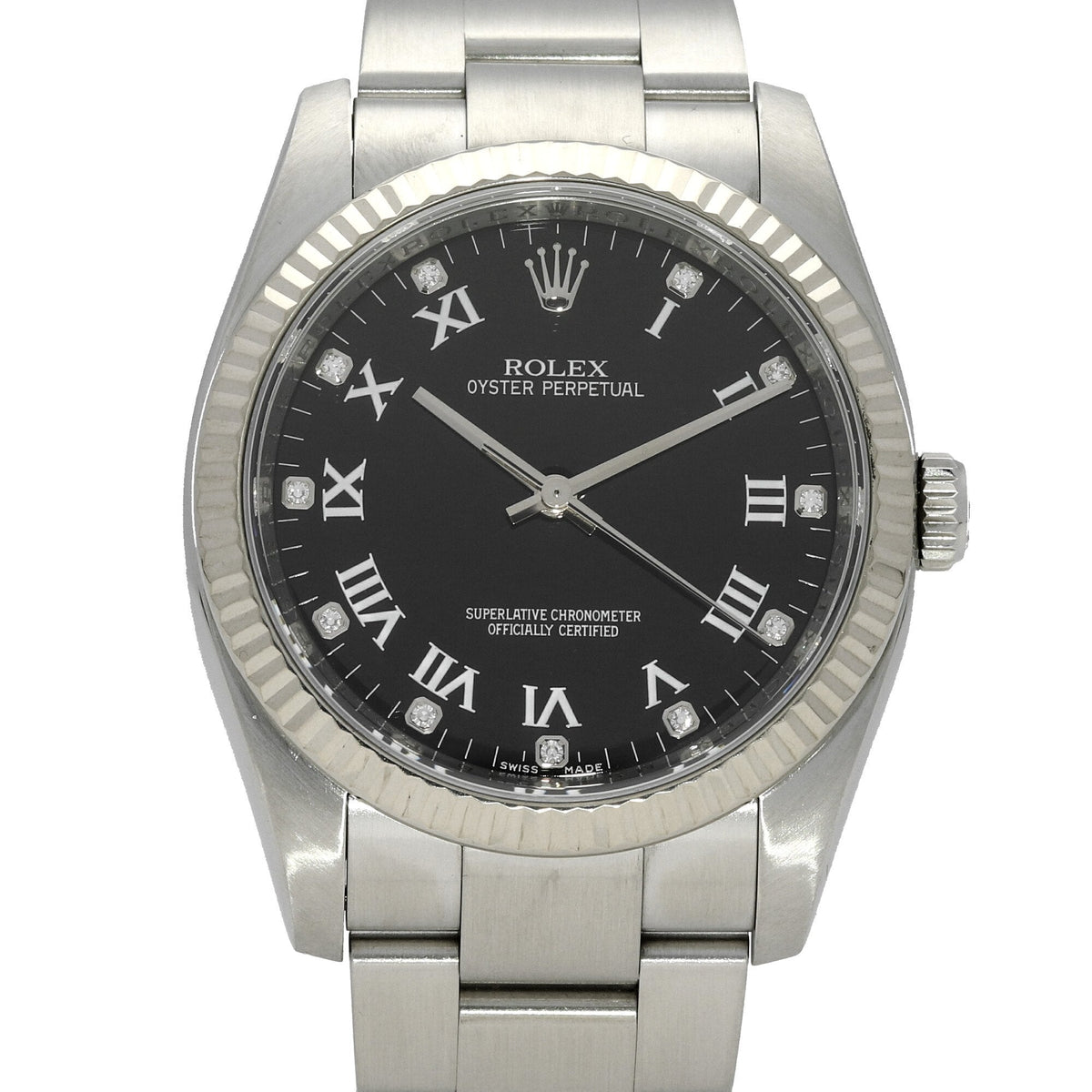 Oyster Perpetual 116034 - Black Diamond Dial - 2008