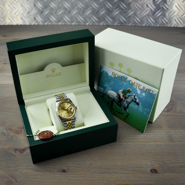 Datejust 16233 - Champagne Diamond Dial - 2001