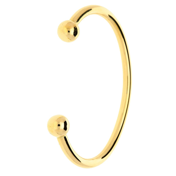 9ct Yellow Gold Torque Bangle - 30.1g