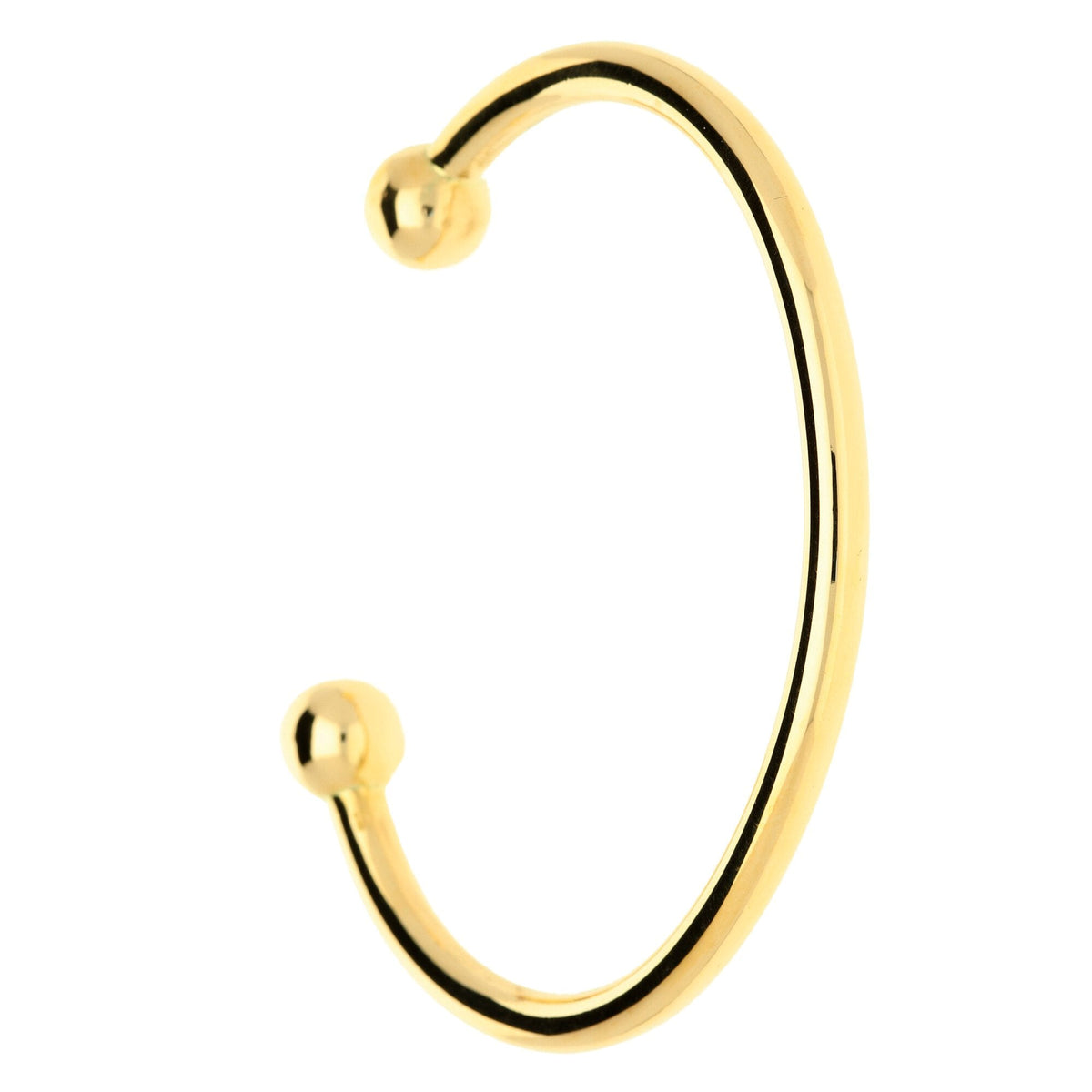 9ct Yellow Gold Torque Bangle - 30.1g