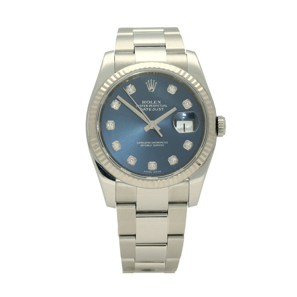Datejust 116234 - Blue Diamond Dial - 2014