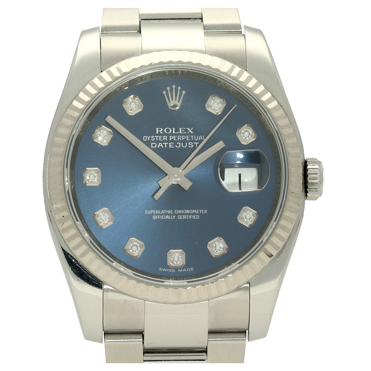 Datejust 116234 - Blue Diamond Dial - 2014