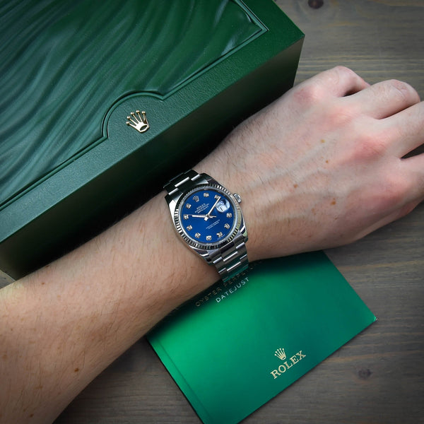 Datejust 116234 - Blue Diamond Dial - 2014