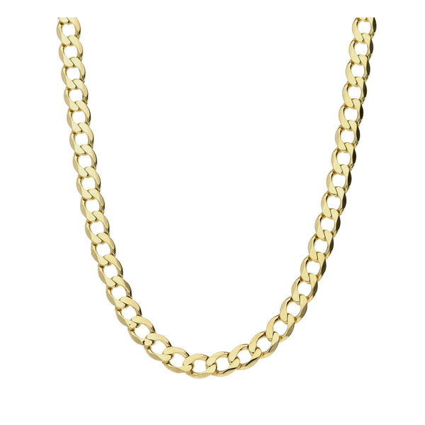 9ct Yellow Gold Curb Chain - 20 inch - 11.2g