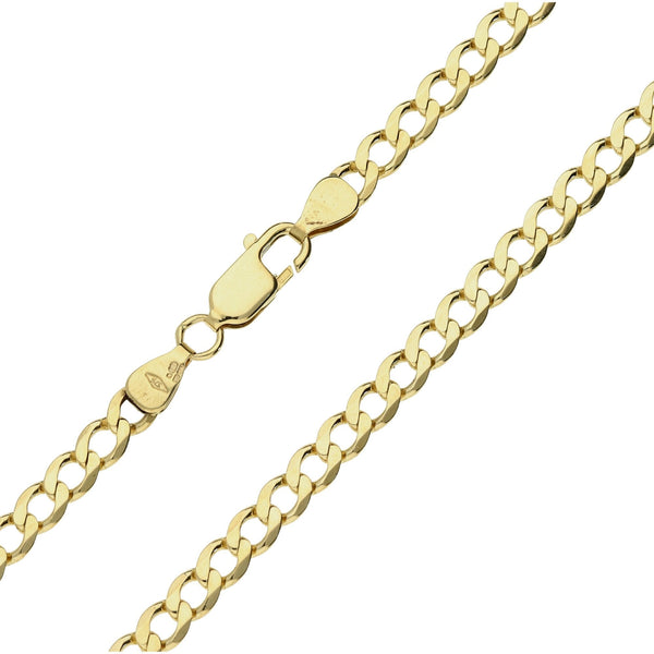 9ct Yellow Gold Curb Chain - 20 inch - 11.2g