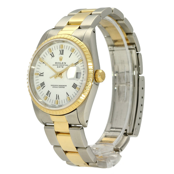 Date 15223 - Gents Watch - White Dial - 1990