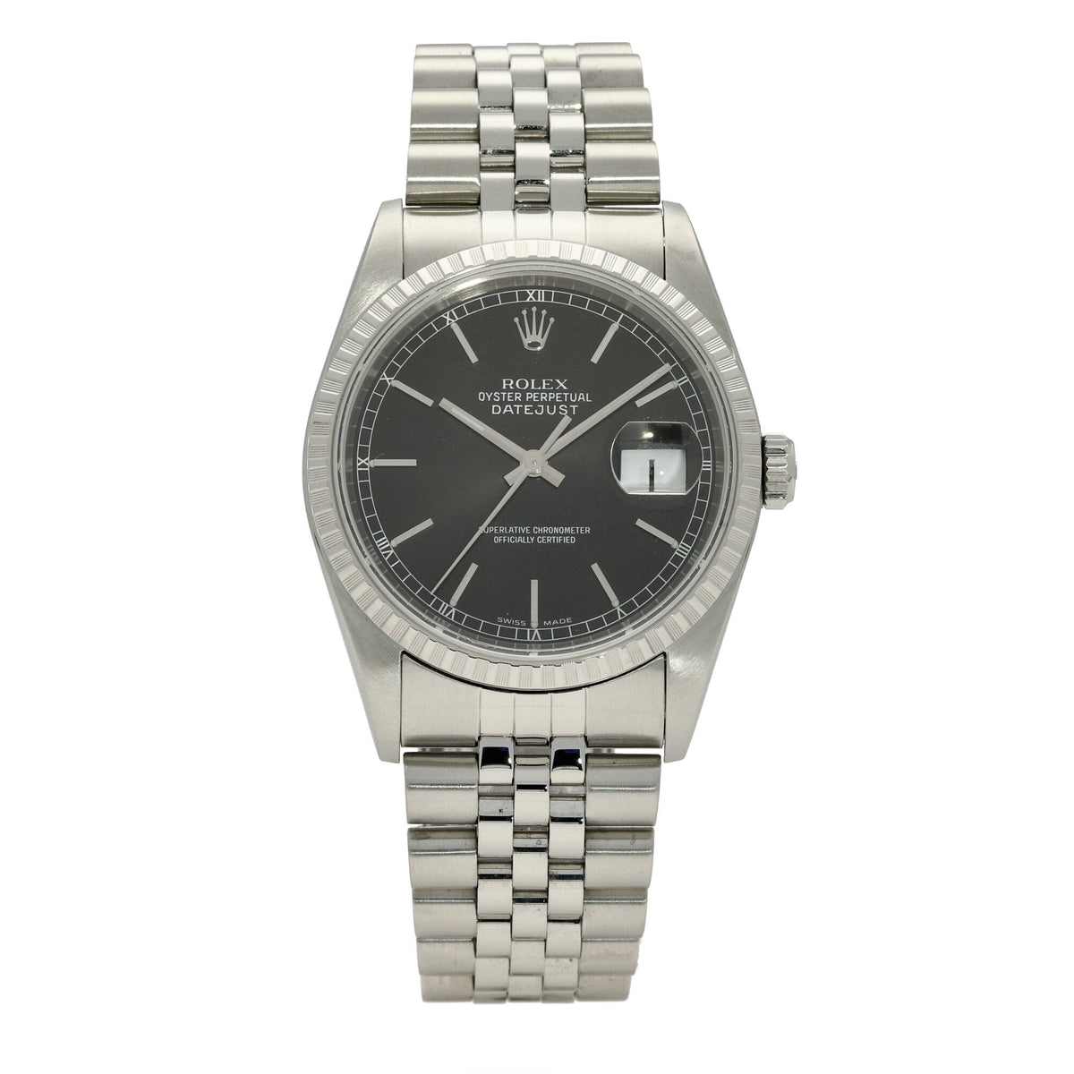 Datejust 16220 - Black Dial - 2005