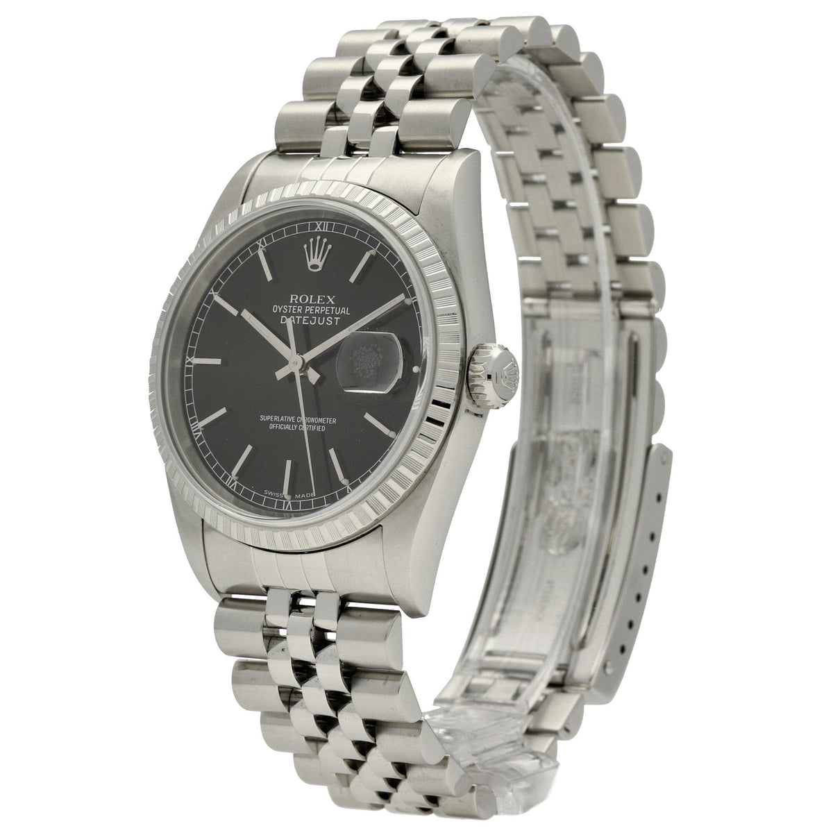 Datejust 16220 - Black Dial - 2005