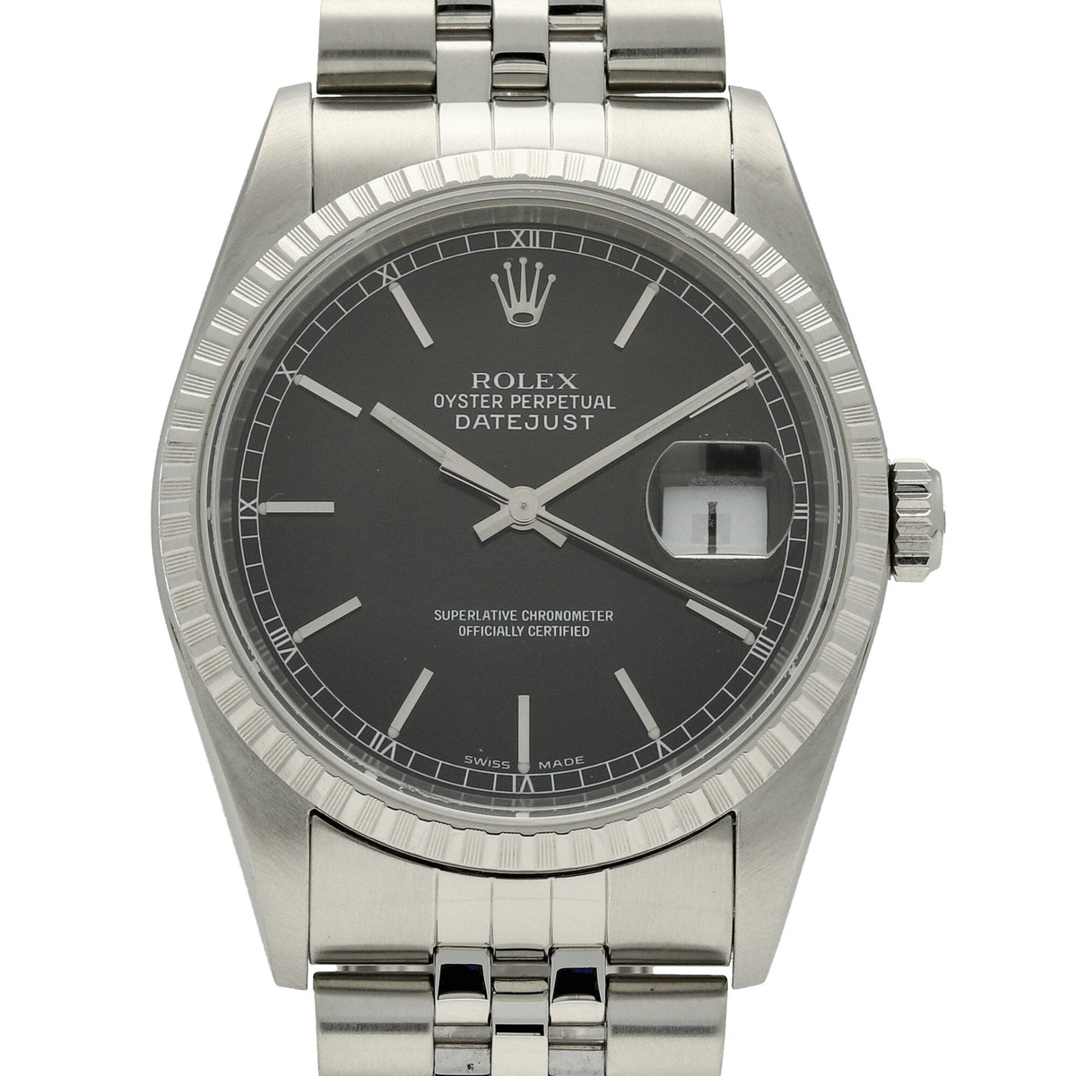 Datejust 16220 - Black Dial - 2005