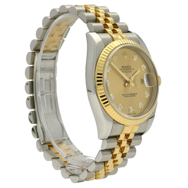 Datejust 116233 - Gents Watch - Diamond Dial - 2005