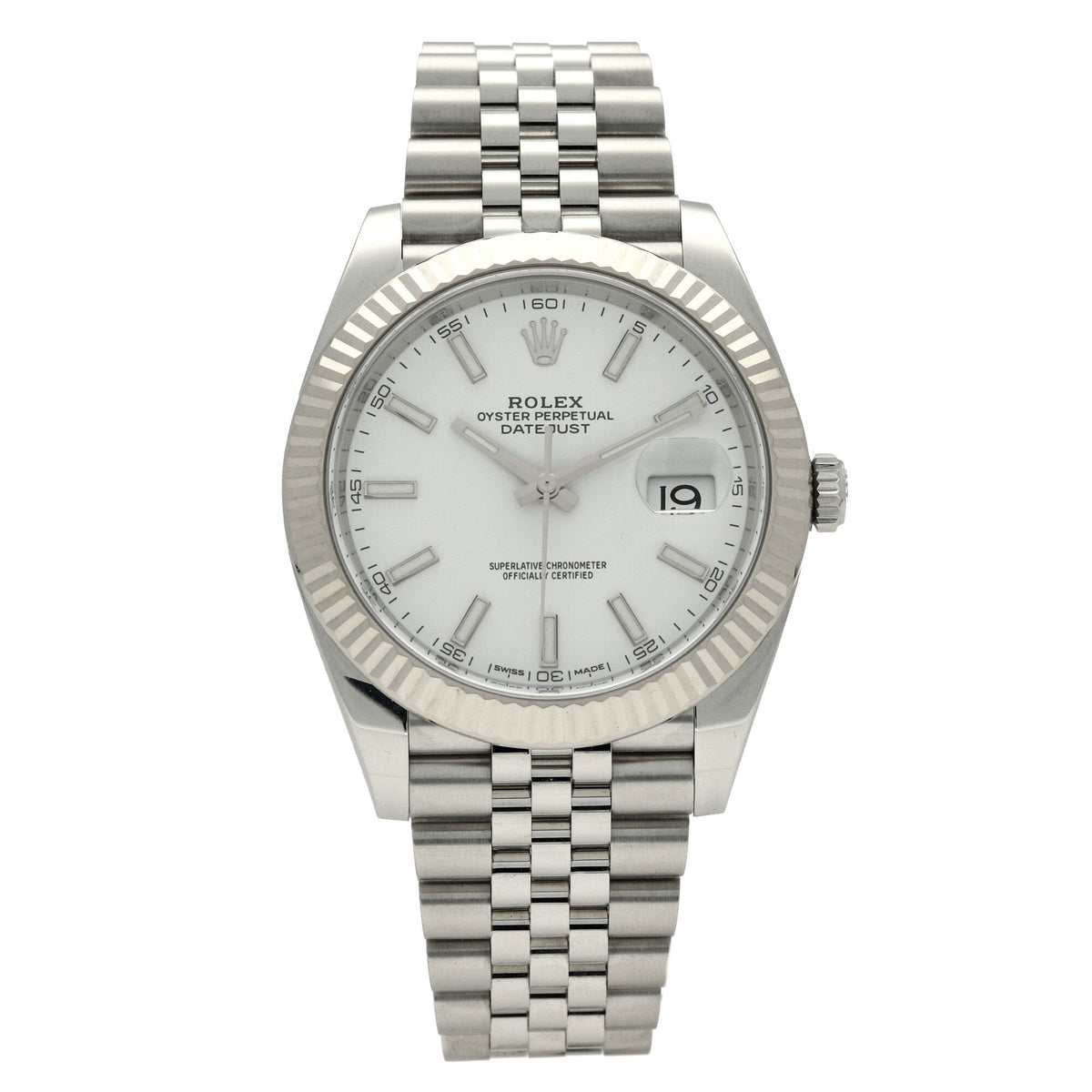 Datejust 41 126334 - Gents Watch - White Dial - 2018