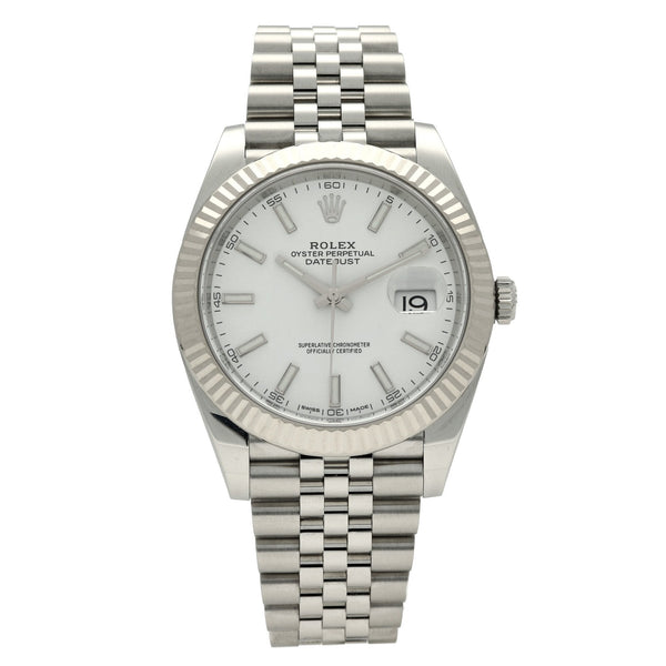 Datejust 41 126334 - Gents Watch - White Dial - 2018