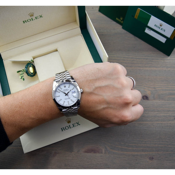 Datejust 41 126334 - Gents Watch - White Dial - 2018