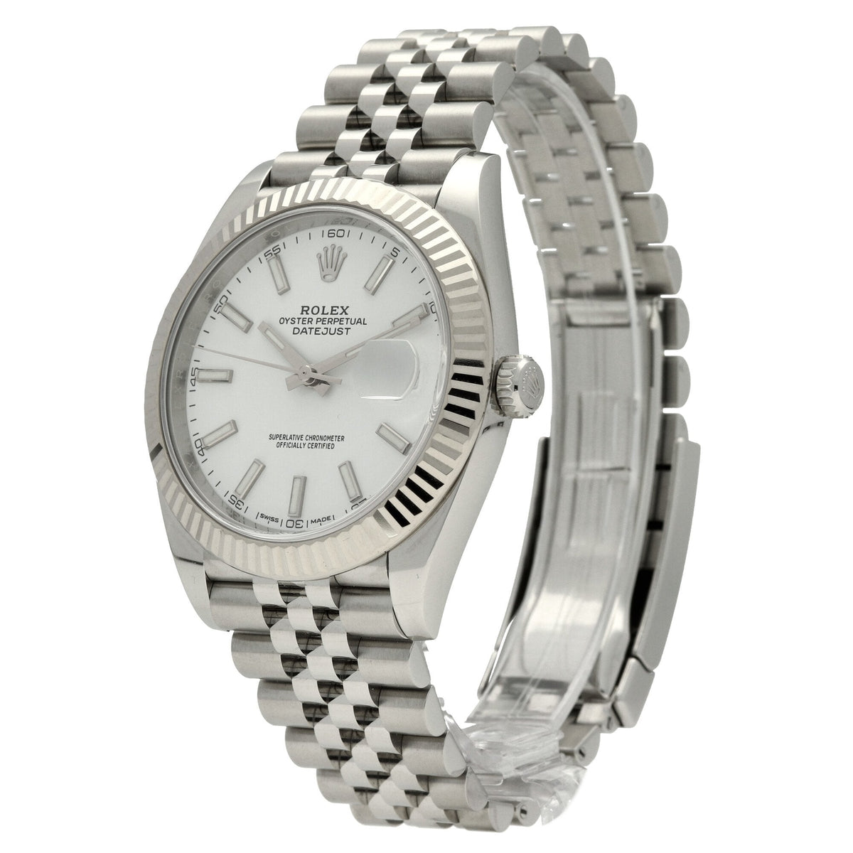 Datejust 41 126334 - Gents Watch - White Dial - 2018
