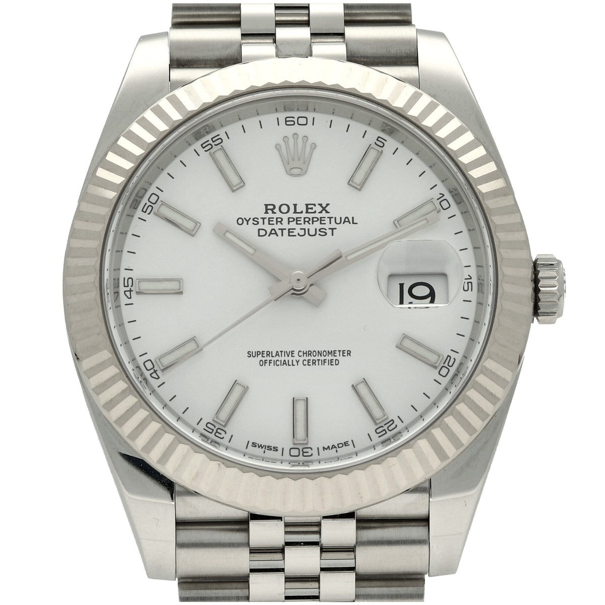 Datejust 41 126334 - Gents Watch - White Dial - 2018