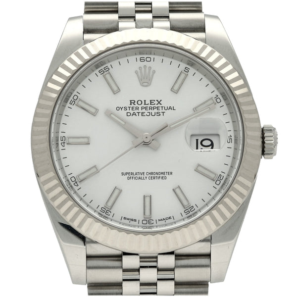 Datejust 41 126334 - Gents Watch - White Dial - 2018