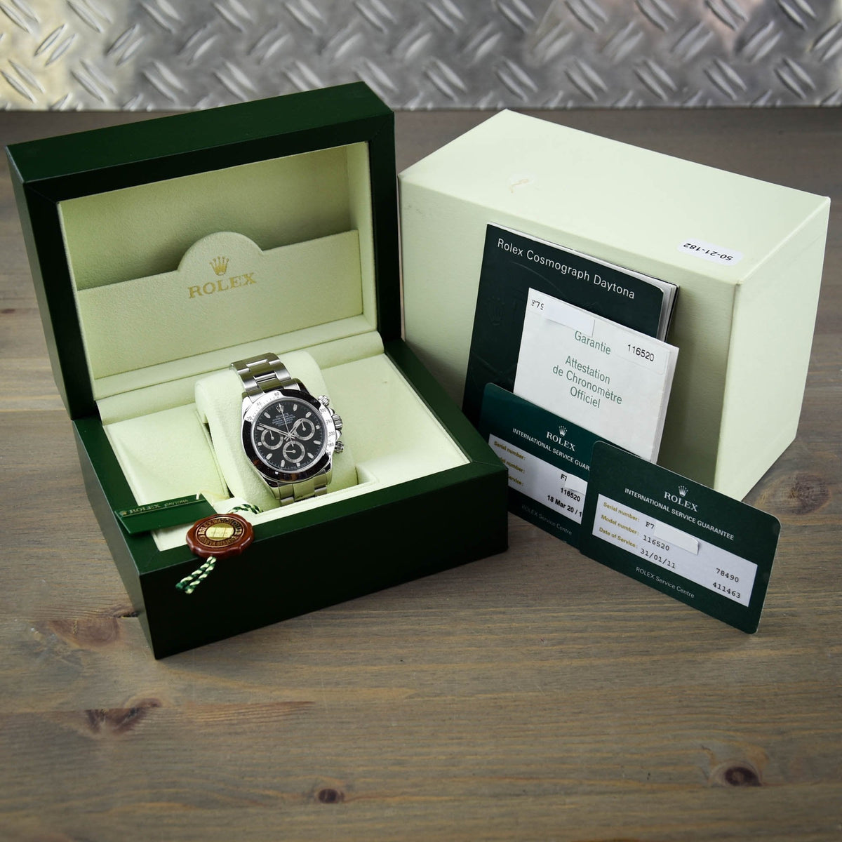 Daytona 116520 - Gents Watch - Black Dial - 2005