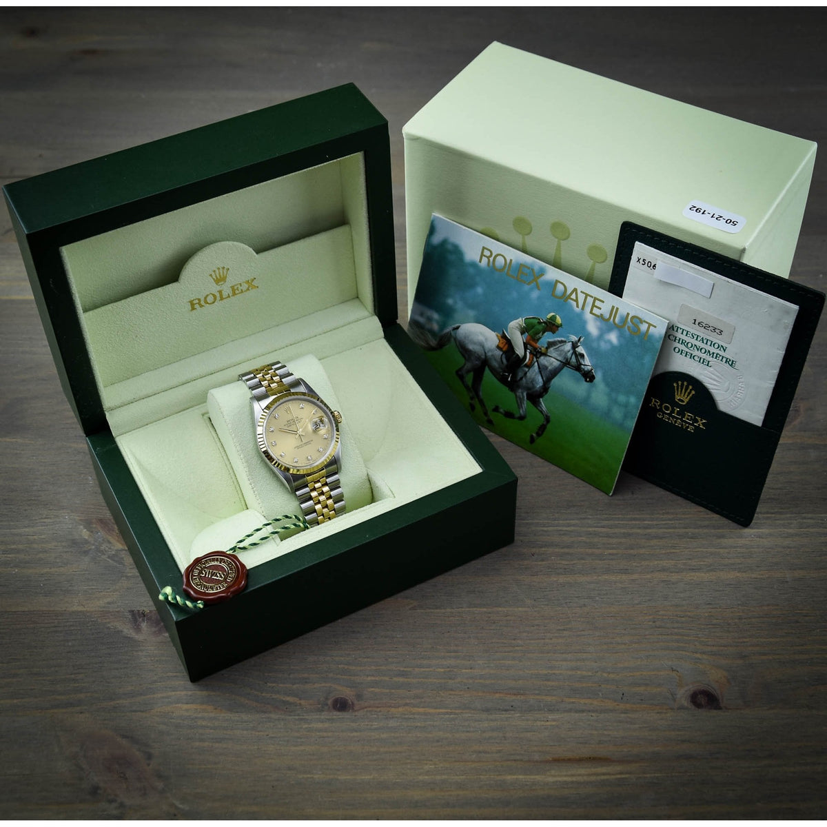 Datejust 16233 - Gents Watch - Diamond Dial - 1993