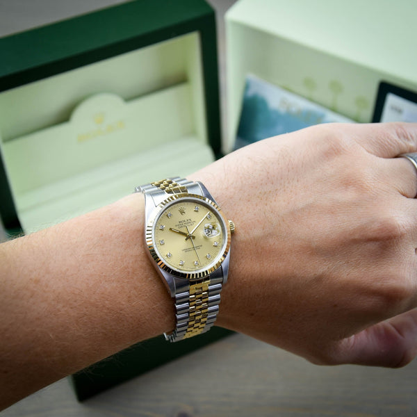 Datejust 16233 - Gents Watch - Diamond Dial - 1993