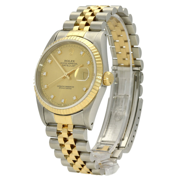 Datejust 16233 - Gents Watch - Diamond Dial - 1993