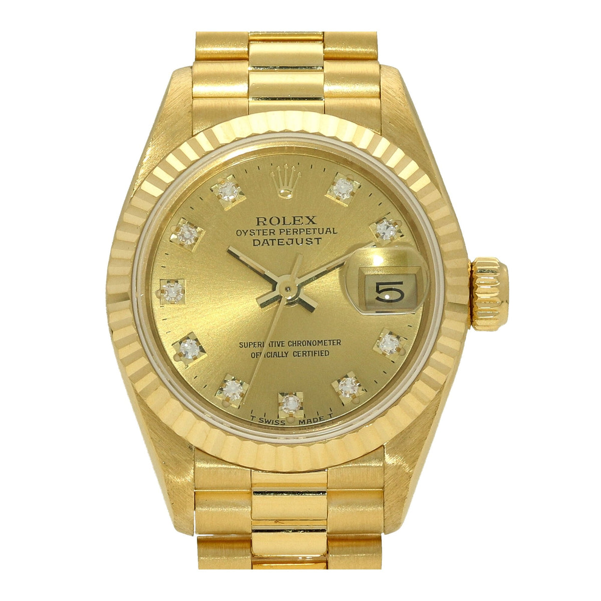 Datejust 69178 - Ladies Gold Watch - Diamond Dial - 1993