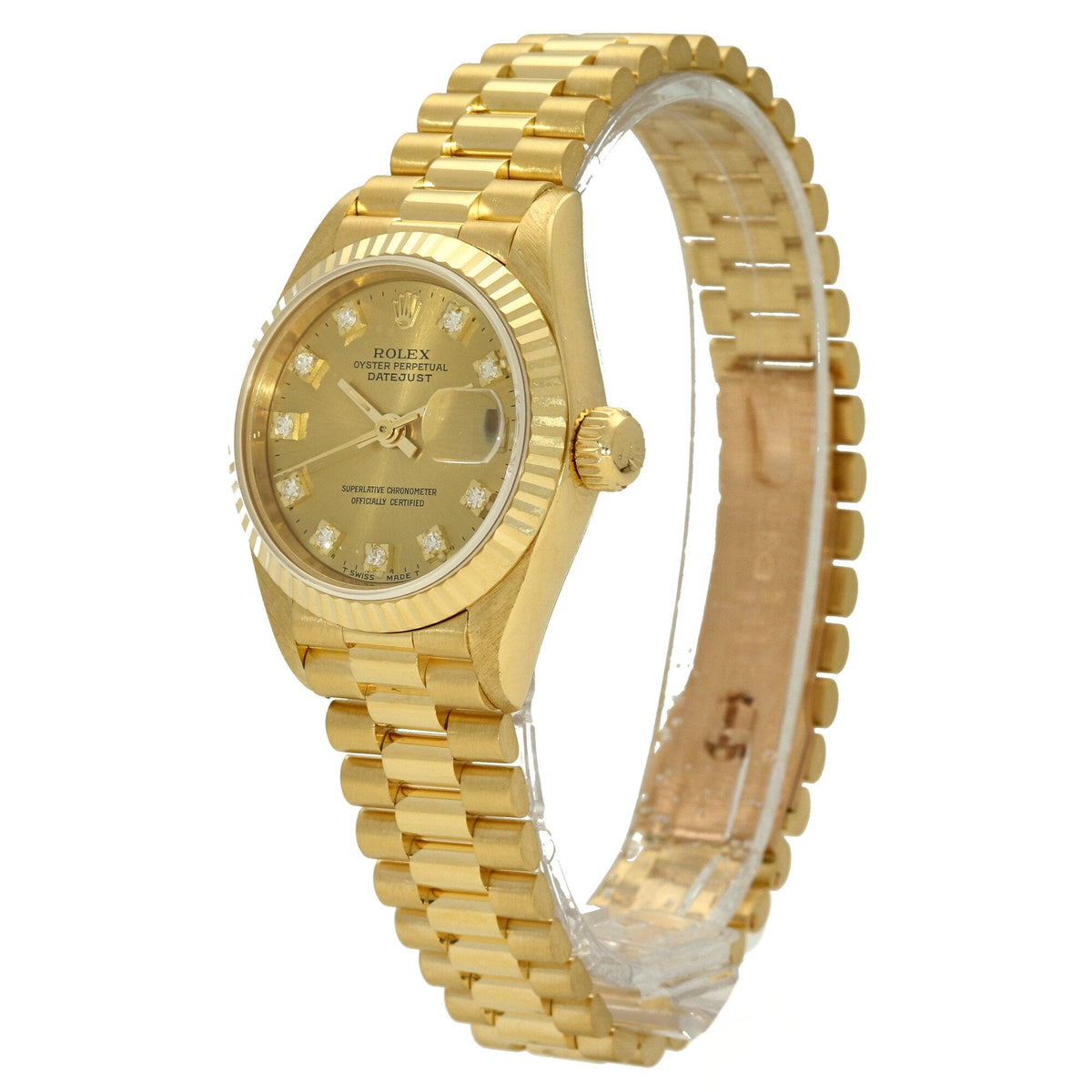Datejust 69178 - Ladies Gold Watch - Diamond Dial - 1993