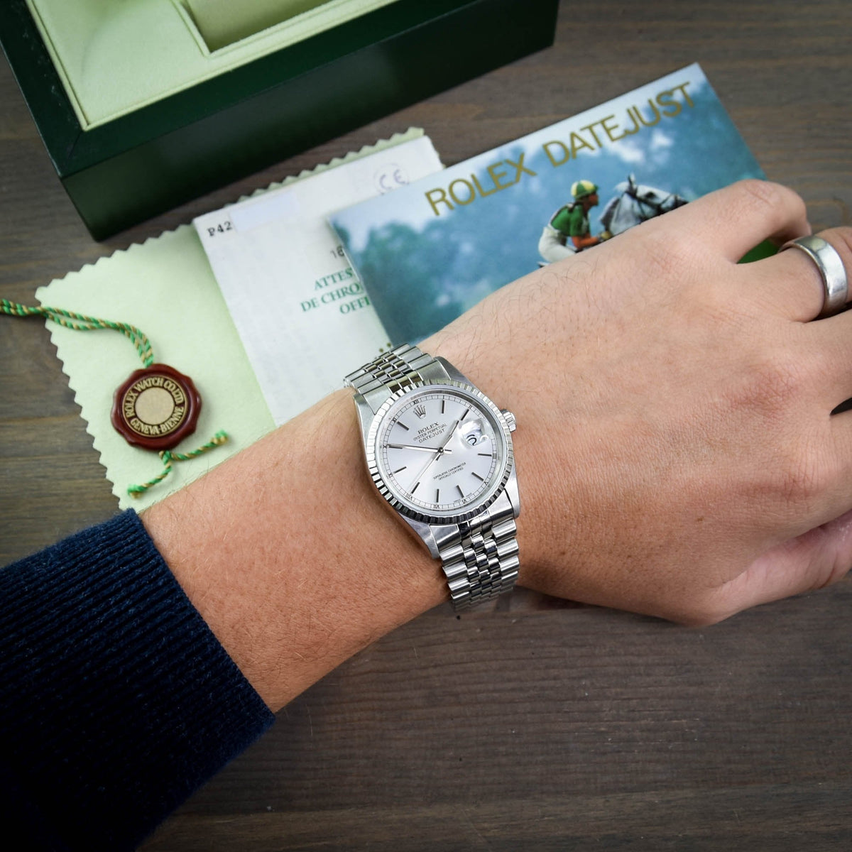 Datejust 16220 - Silver Dial - 2001