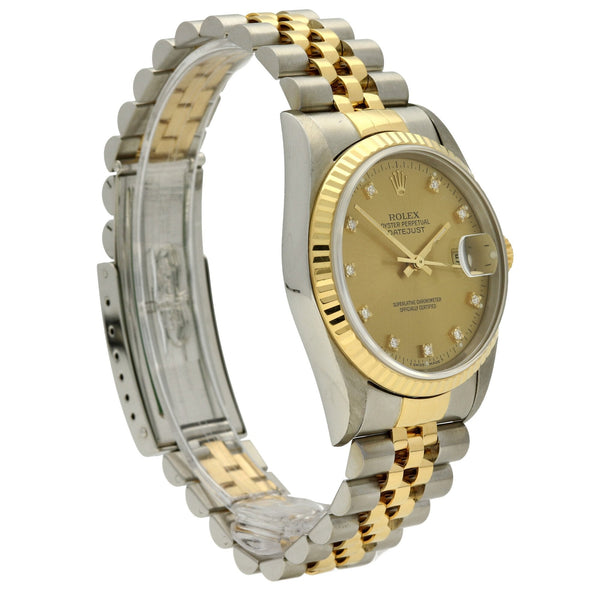 Datejust 16233 - Champagne Diamond Dial - 1993