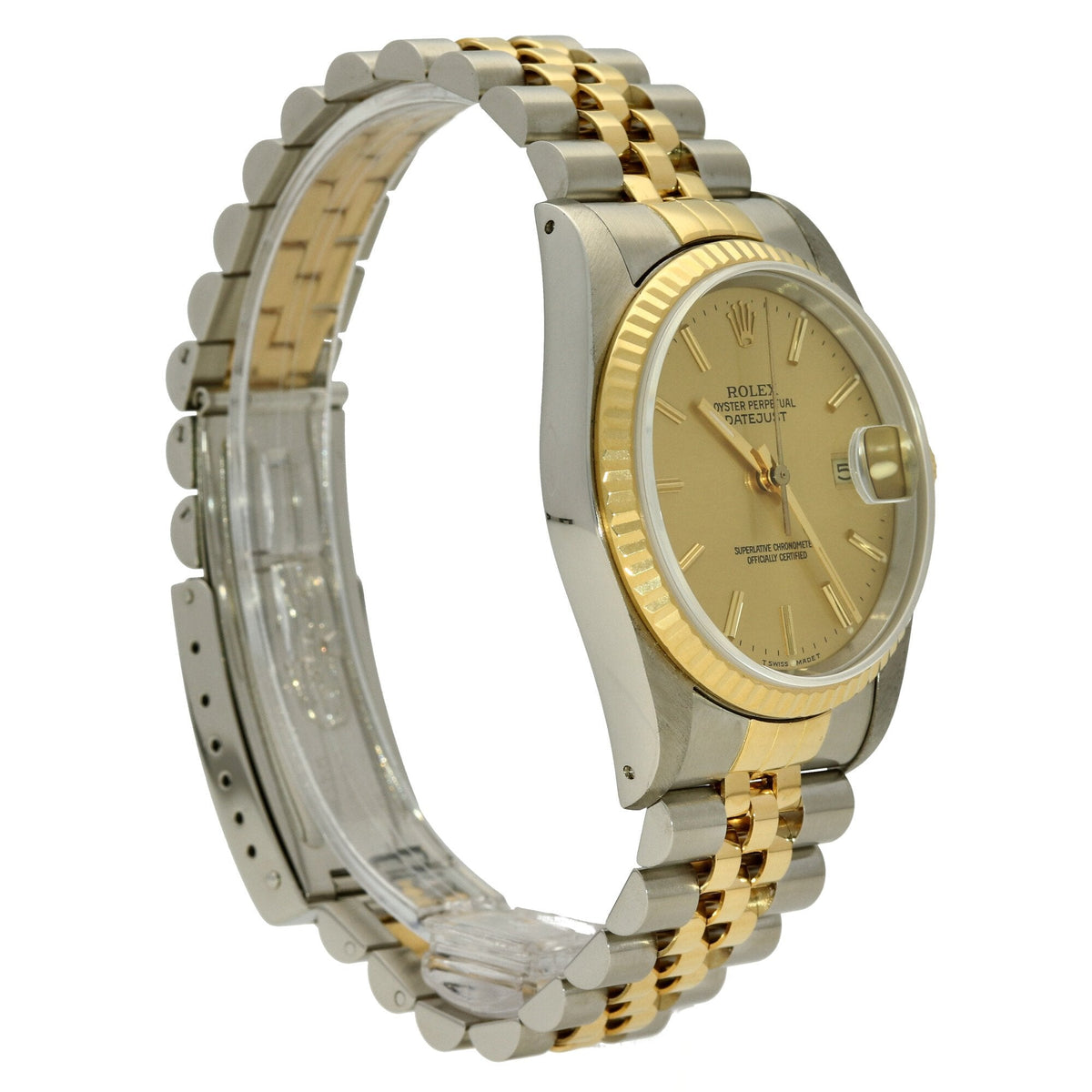 Datejust 16223 - Steel & Gold Watch - Champagne Dial - 1988