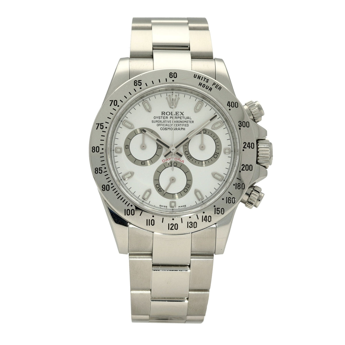 Daytona 116520 - Gents Watch - White Dial - 2010