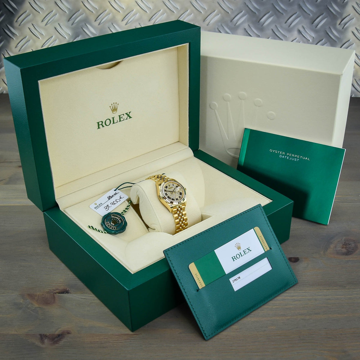 Datejust 279178 - Gold Watch - Diamond Dial - 2020 Unworn
