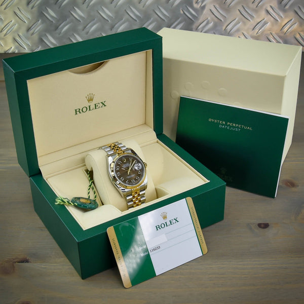 Datejust 116233 - Gents Watch - Brown Dial - 2018