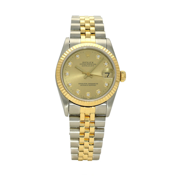 Datejust 68273 - Midsize Watch - Diamond Dial - 1994
